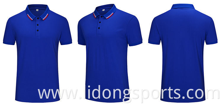Custom Wholesale Men's Short Sleeve Sport Golf T-shirts Plain Orange Polo t shirt For Men